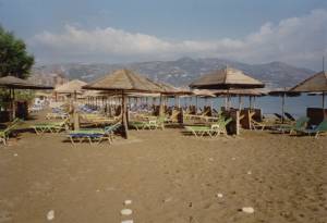MINOA Beach Apartments direkt am Strand von Kreta directly at the beach of Crete